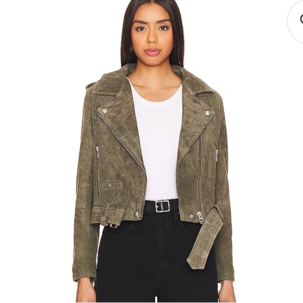 Blank NYC Suede Moto Jacket